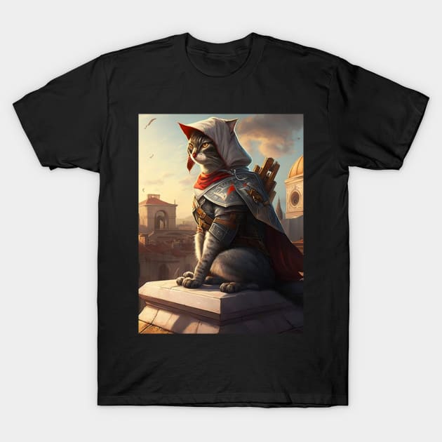 Cat assassin T-Shirt by Geek Culture